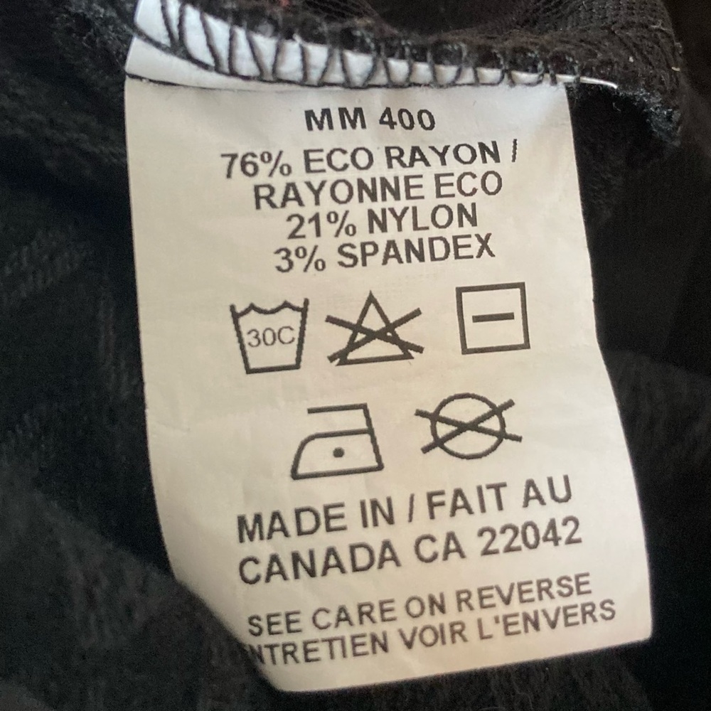Margaret M Bobbie Capri Straight Leg Jacquard Slimming Pant Women’s Large Black - Picture 4 of 6